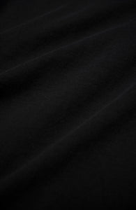 Black lightweight Pima Cotton t-shirt for women