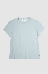 Light blue lightweight Pima Cotton t-shirt for women